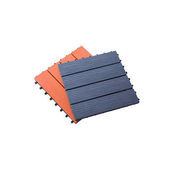 Hot Sell Garden Decoration WPC DIY Decking Tiles 300*300mm Outdoor Interlocking Plastic Wood Flooring Tiles